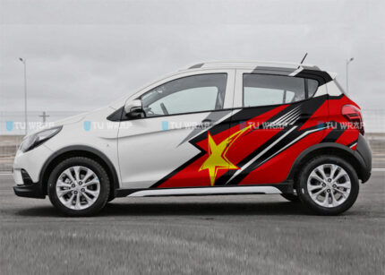 Tem xe Fadil trắng Fadil0080