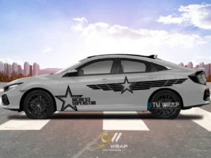 Tem xe Honda City Army