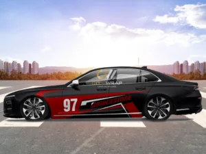 Decal xe VinFast Lux A  kiểu dáng thể thao 002