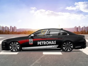Tem xe Lux A phong cách Petronas