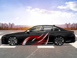 Decal xe Lux A phong cách Fire