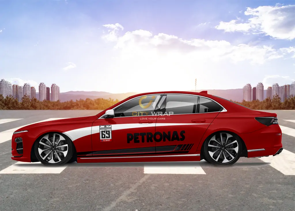 decal xe vinfast lux a do 24