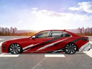 Tem xe Lux A phong cách trừu tượng