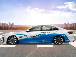 Decal xe VinFast Lux A  kiểu dáng thể thao 001