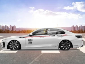 Decal xe Lux A phong cách cổ điển