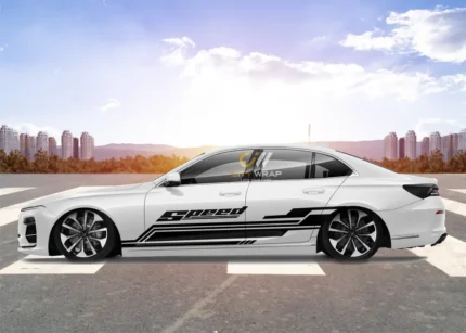 Decal xe Lux A phong cách Speed