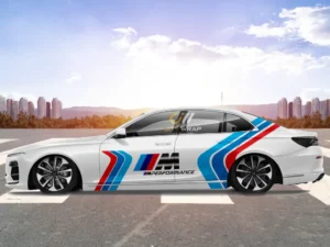Decal xe Lux A thể thao BMW