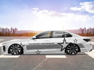 Dán decal xe Lux A kiểu Sport