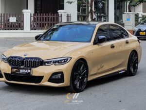Dán decal đổi màu BMW 320i Sport 2022 Amber Wave CG45 TeckWrap