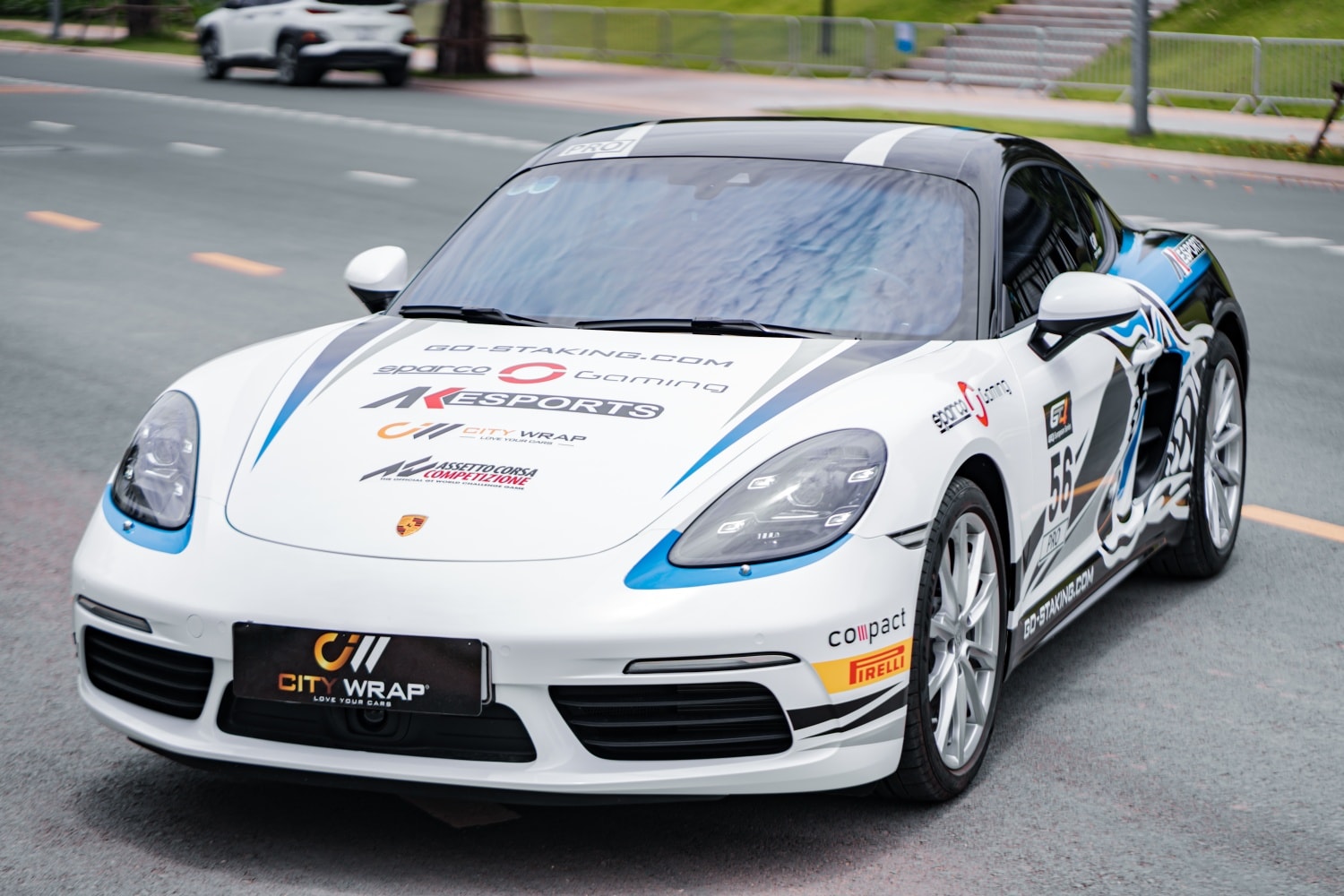 Dán tem trùm Porsche 718 được CityWrap hoàn thiện ở mức độ cao nhất