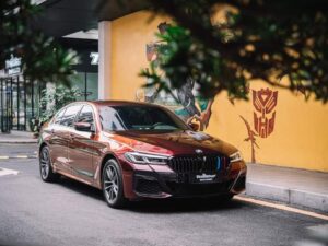 Dán đổi màu xe BMW 5 series màu RD17