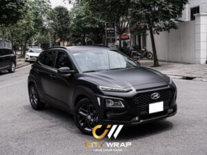 Dán đổi màu đen mờ CM01M cho Hyundai Kona