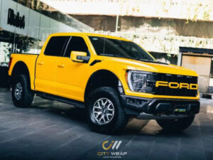 Ford Ranger dán đổi màu vàng decal TeckWrap CG12