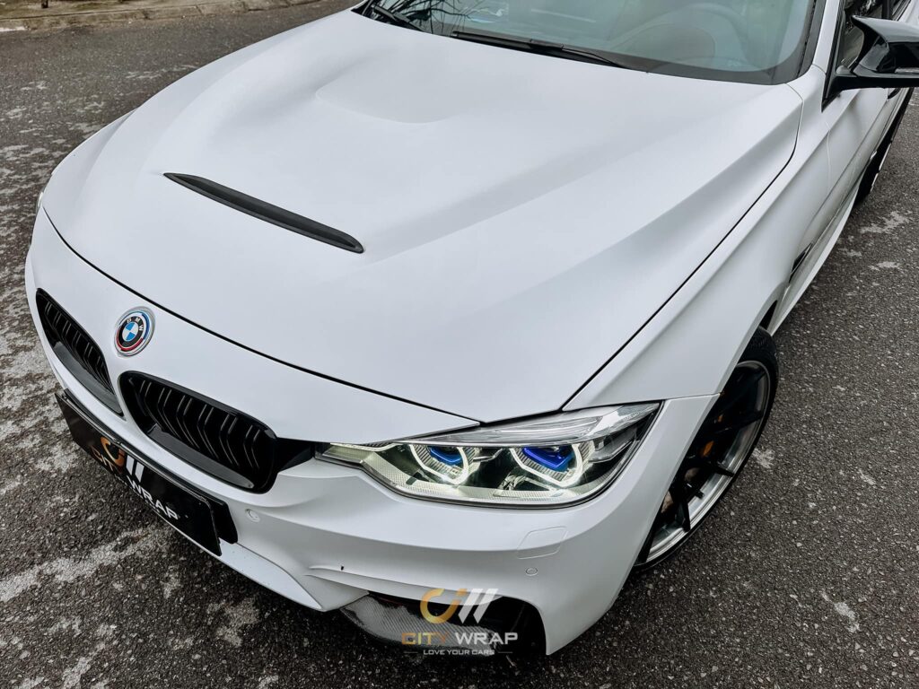 Chủ xe rất hài lòng sau khi dán đổi màu BMW M3 từ đỏ sang trắng 