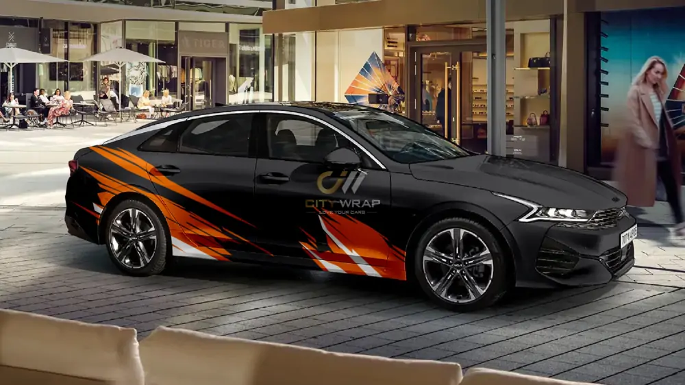 99+ mẫu tem xe Kia K5 đẹp nhất 18 Dán decal xe Kia K5 phong cách Sport