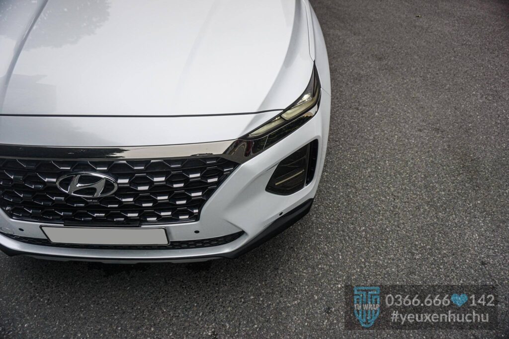 Santa Fe dán đổi màu ô tô màu trắng CK522 29 Màu trắng CK522 rất thanh lịch