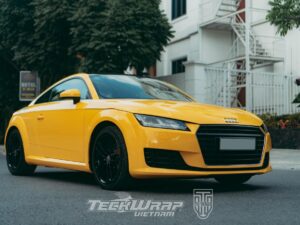 Audi TT dán decal đổi màu vàng Sun Flower CG12-HD