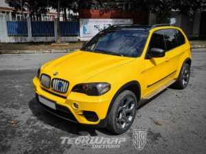 BMW X5 dán đổi màu vàng Sun Flower CG12-HD