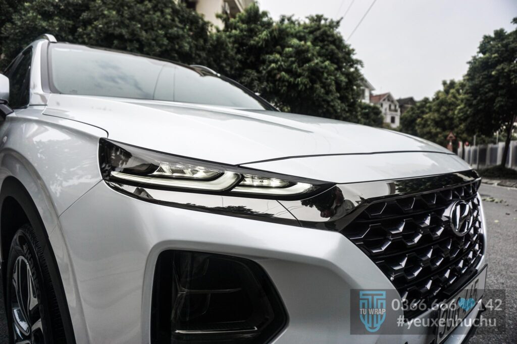 Santa Fe dán đổi màu ô tô màu trắng CK522 31 Santa Fe dán đổi màu ô tô màu trắng decal CK522 TeckWrap USA