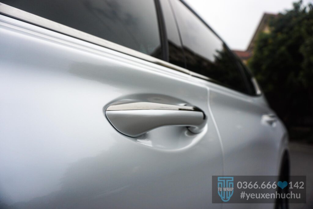 Santa Fe dán đổi màu ô tô màu trắng CK522 30 Decal TeckWrap USA cho ra màu sắc như nước sơn đắt tiền